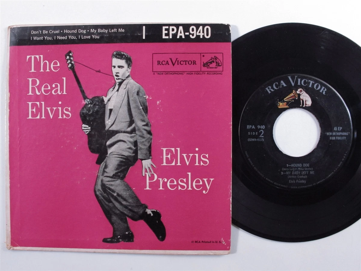 Rockabilly 45 ELVIS PRESLEY The Real Elvis RCA VICTOR 4-song ep HEAR w