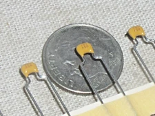 10 NEW RADIAL MONOLITHIC CERAMIC CAP CAPACITOR .0001 UF MFD 100PF 50V 101 USA