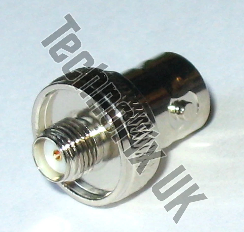 BNC female to SMA female adapter (BNC F to SMA F) fits Baofeng UV-5R Wouxun etc.