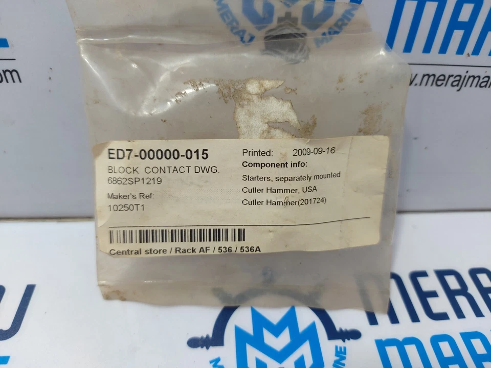 CUTLER-HAMMER 10250T1 Contact Block D.C.250V MAX - Image 2 of 4