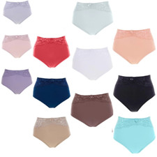 Rhonda Shear "Ahh" Seamless Brief 3-pack with Lace Overlay 586848-J