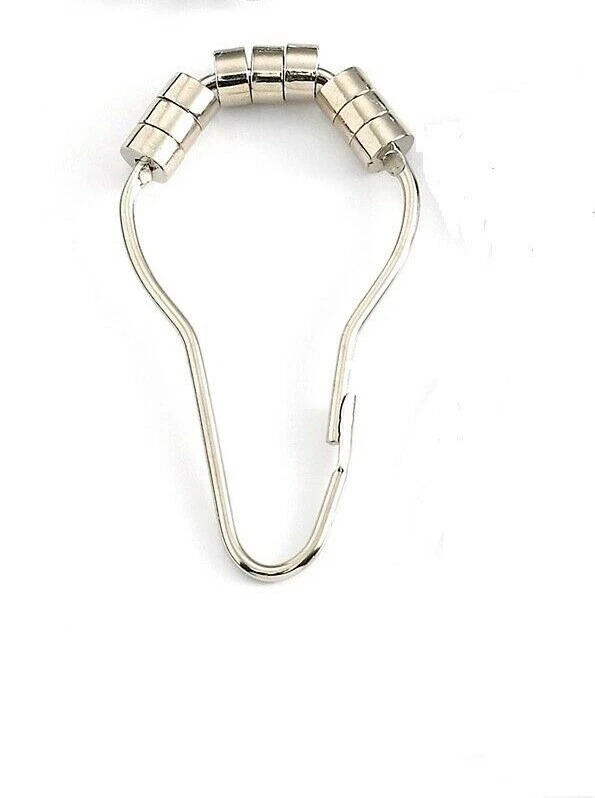 Juego de 12 ganchos para cortina de ducha Charter Club Foto 2 de 4