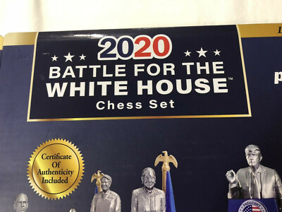 2020 Battle for White House Collector's Edition Chess Set Board