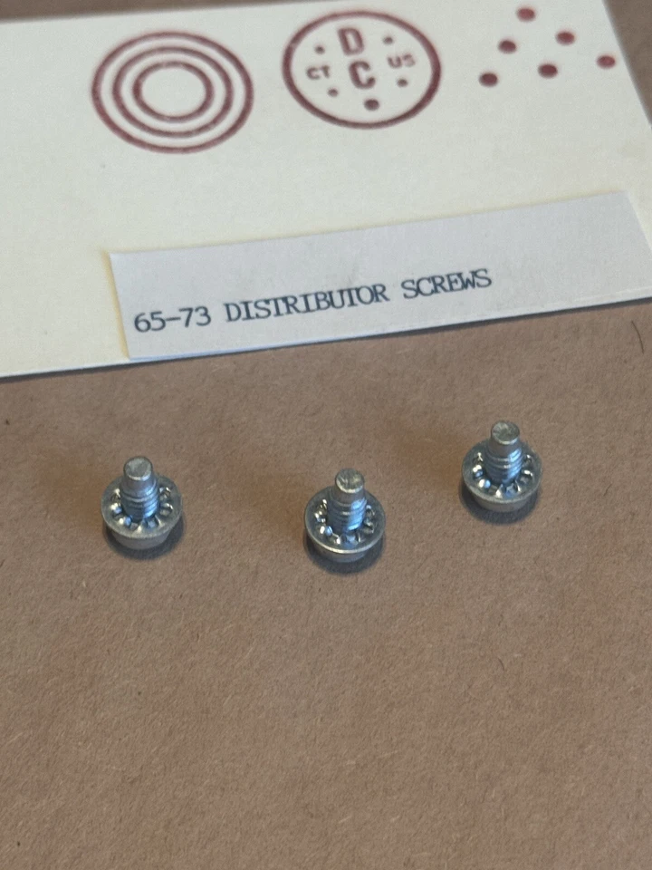 3X TORNILLO DISTRIBUIDOR FORD MUSTANG 1965-1973 NUEVO EN STOCK Foto 3 de 4