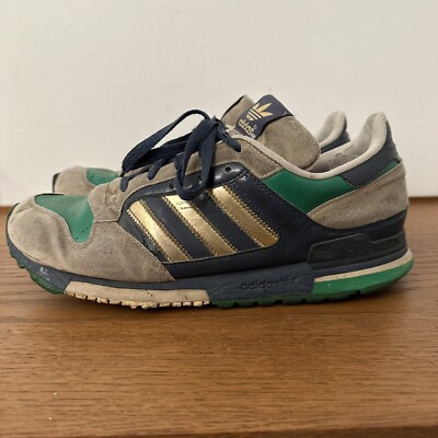 RARE Adidas Originals ZX 600 LTED 2008 Sz 10 653996 Green Metallic