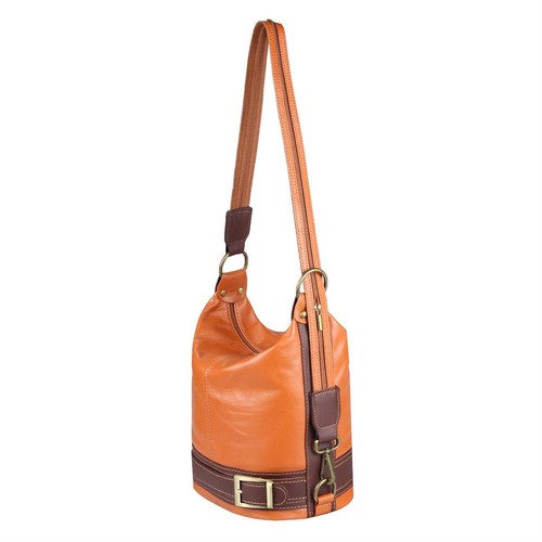 ITAL DAMEN LEDER CITY RUCKSACK Schultertasche Umhängetasche CROSSBODY BAG REISE - Bild 11 von 16