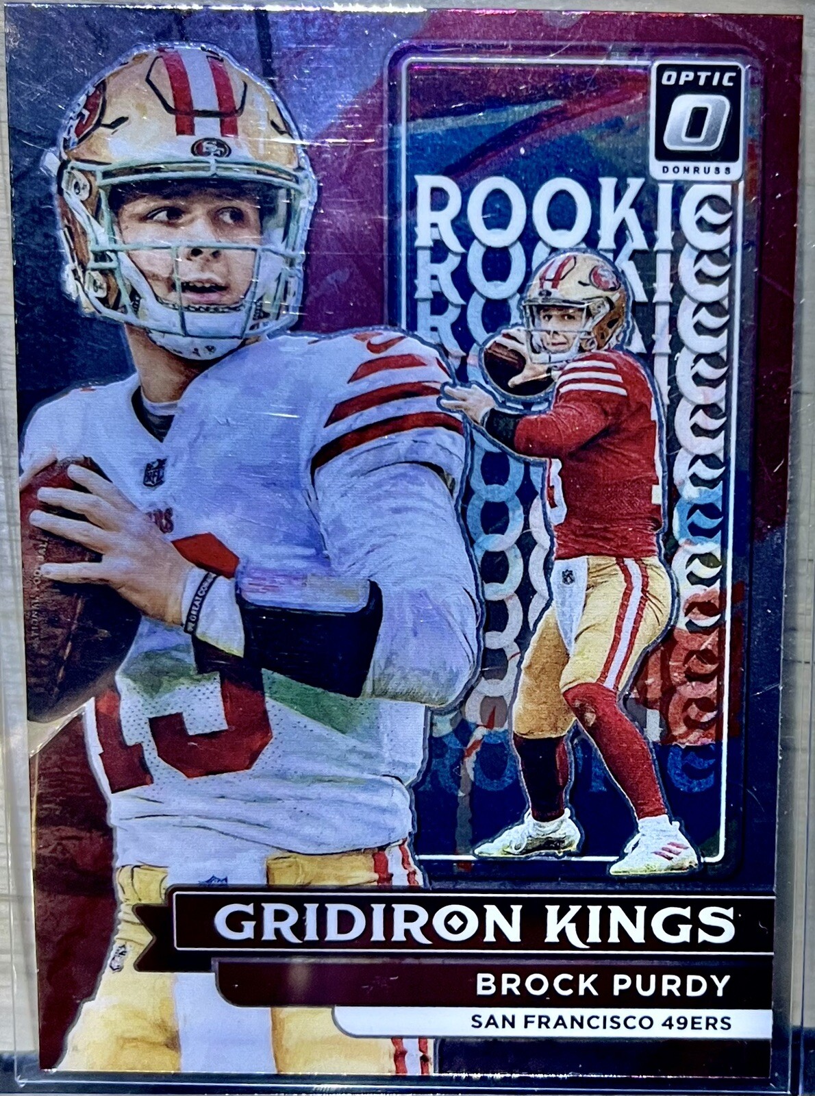 2022 Brock Purdy Donruss Optic Gridiron Kings Rookie SF 49ers