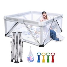 Baby Playpen Foldable, Playpen for Babies and Toddlers, 71" 59" 