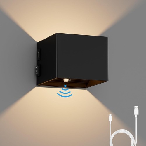 Wandlampe LED Wand Leuchte Lampe 5500mAh Akku außen/innen Wasserdicht Kabellose - Bild 18 von 24