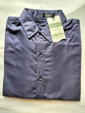 Herrenhemd - Langarm - Crlaisrwolf - Dunkelblau - Größe Asia XL