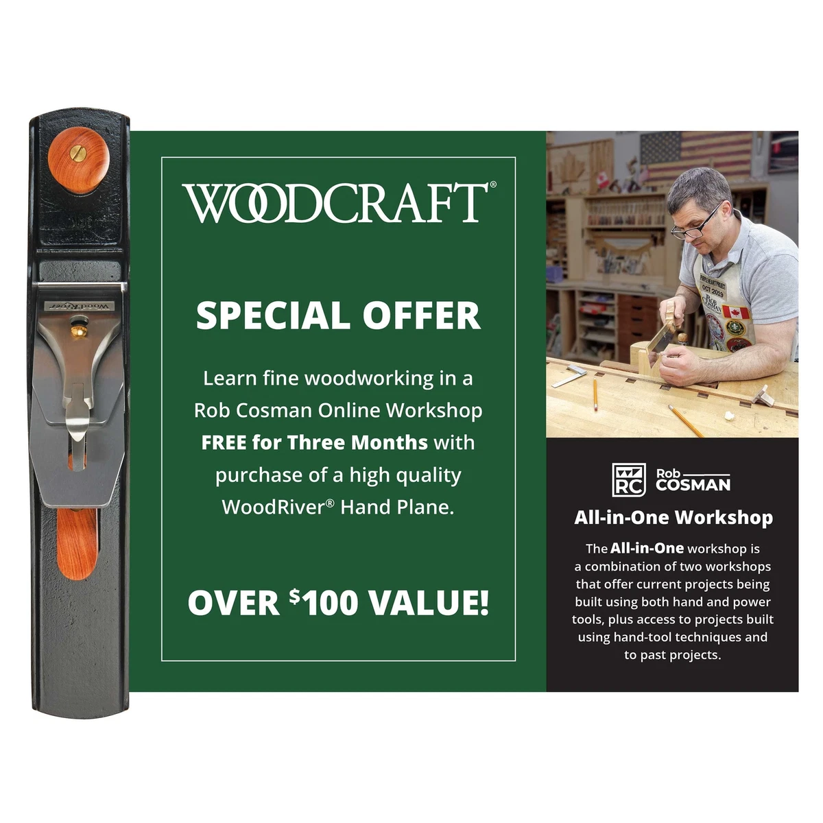 Woodriver jack plane deals