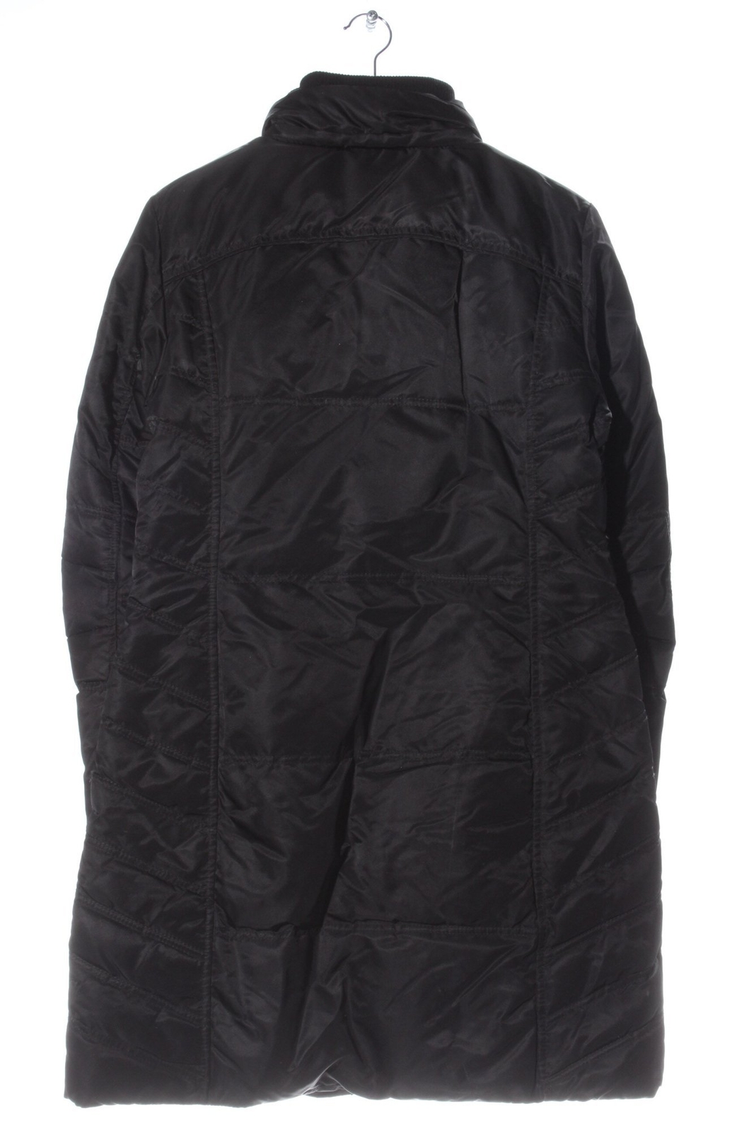 Veste Mi-saison Guess Femme Taille 36 Noir – Style Décontracté, Col Mandarin