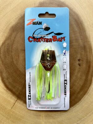 Z-man Chatterbait Original, 3/8 oz, Bass Fishing, Brand New, Free Shipping! NWT!