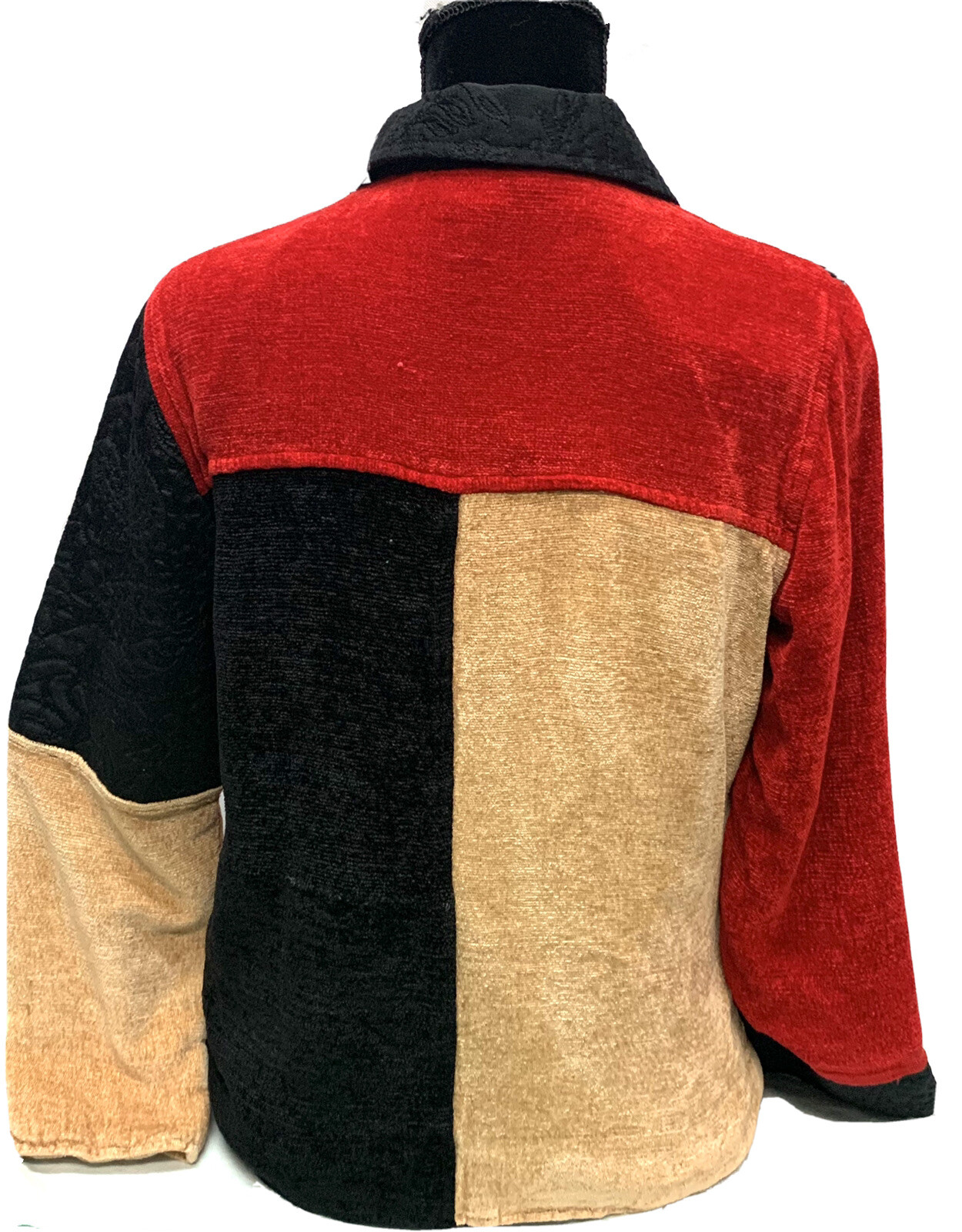 Studio Works Women Jacket Patchwork Wearable Art … - image 2