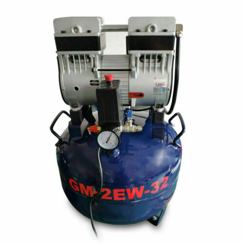110 V 850 W Tragbarer Dental Medizinischer Luftkompressor Ölfreier Tank Geräuschlos Neu - Bild 3 von 8