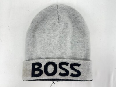 Boss Logo Beanie Junior Jungen Beanie, Junior Beanie Größe T2, 4-5 Jahre, Neu