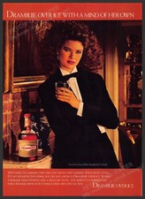 Drambuie 1980s Print Advertisement 1982 "...over ice with a mind of her own"