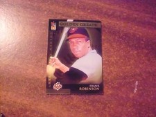 FRANK ROBINSON 2000 TOPPS BASEBALL GOLDEN GREATS INSERT CARD #GA7 RARE
