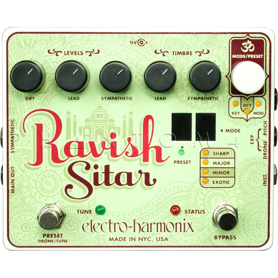 Electro-Harmonix - Ravish Sitar - Modulation/ Synth - Electric Guitar Effects... - Image 3 of 3