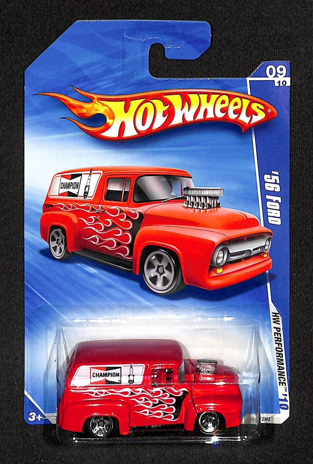 Hot Wheels 2010 HW Performance 9/10 107 1956 '56 Ford F-100 Red 5sp