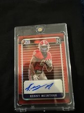 2023 Leaf Pro Set #PA-KMI Kenny McIntosh XRC Red Crystal Rookie Auto RC 3/3