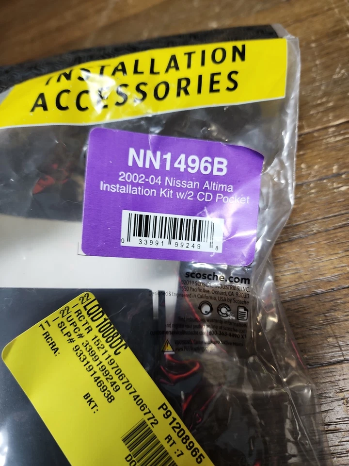 Scosche Car Stereo Installation Accessories NN1496B Compatible with 02-04 Nissan - Image 3 of 4