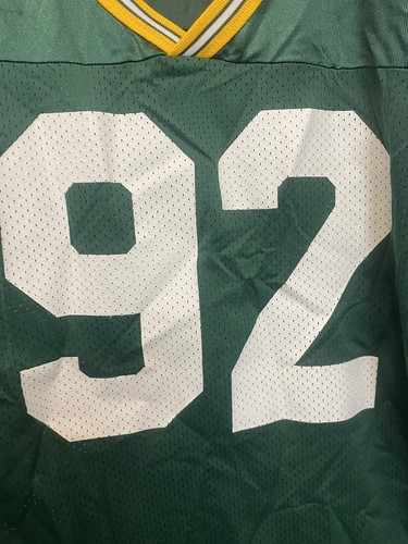 Vintage 90s Champion NFL Green Bay Packers Reggie White 92 Jersey Mens 48 XL - Picture 7 of 7