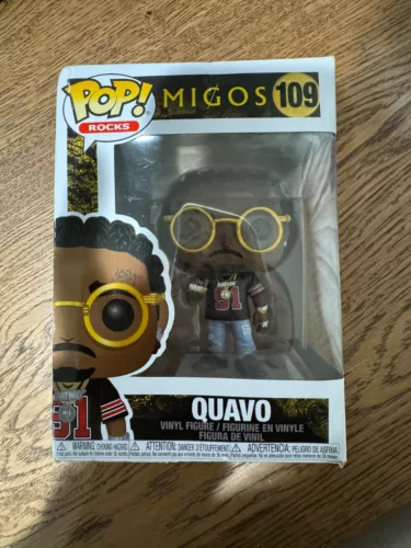 Funko Pop! Rocks Migos Quavo #109 Vinyl Figure In Box