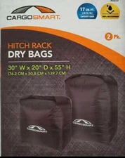 🆕 🔥 DRY BAGS ADJUSTIBLE - WATERPROOF - HITCH RACK STYLE - CARGOSMART - 