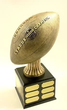  FANTASY FOOTBALL TROPHY 12 YEAR PERPETUAL- FREE ENGRAVING!!! SHIPS IN 1 DAY!!