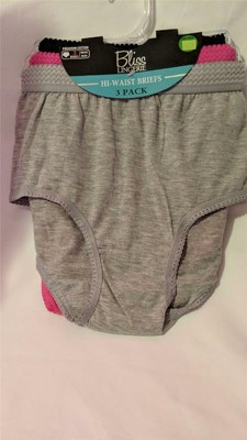 BLISS LINGERIE PREMIUM COTTON Hi-Waist Brief 3 Pack Women s Panties Size 2XL