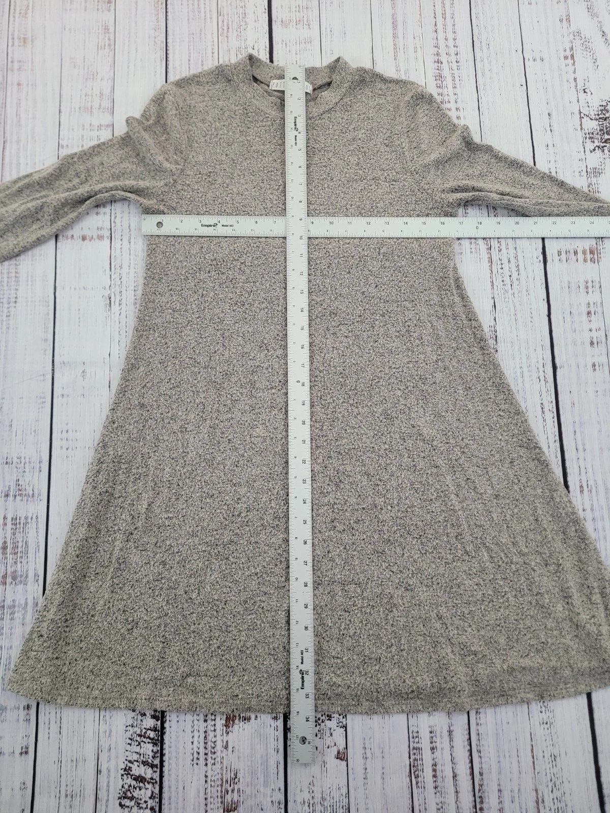 VETEMENTS Potter's Pot Marled Vestito Maglione Girocollo Manica Lunga Donna L