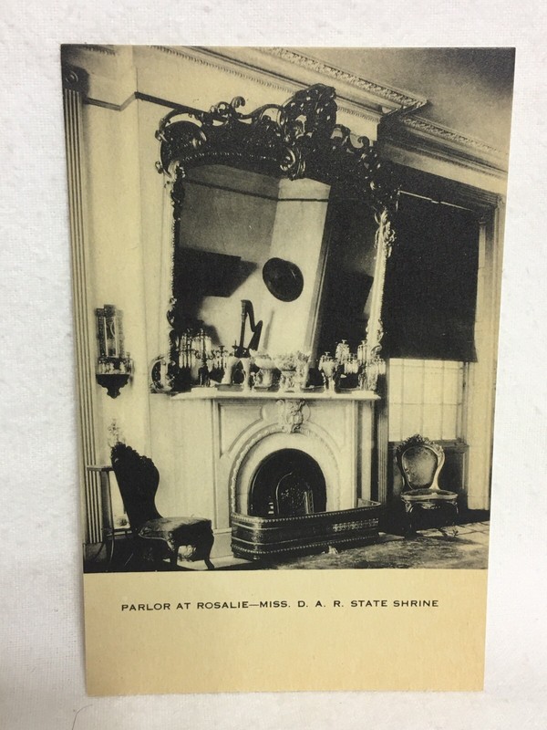 Natchez Postcard ROSALIE MISSISSIPPI Daughters Of American Revolution Shrine DAR