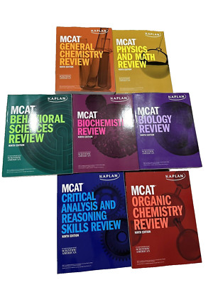 MCAT Complete 7 Book Subject Review - Kaplan 9th edition (2023-2024)