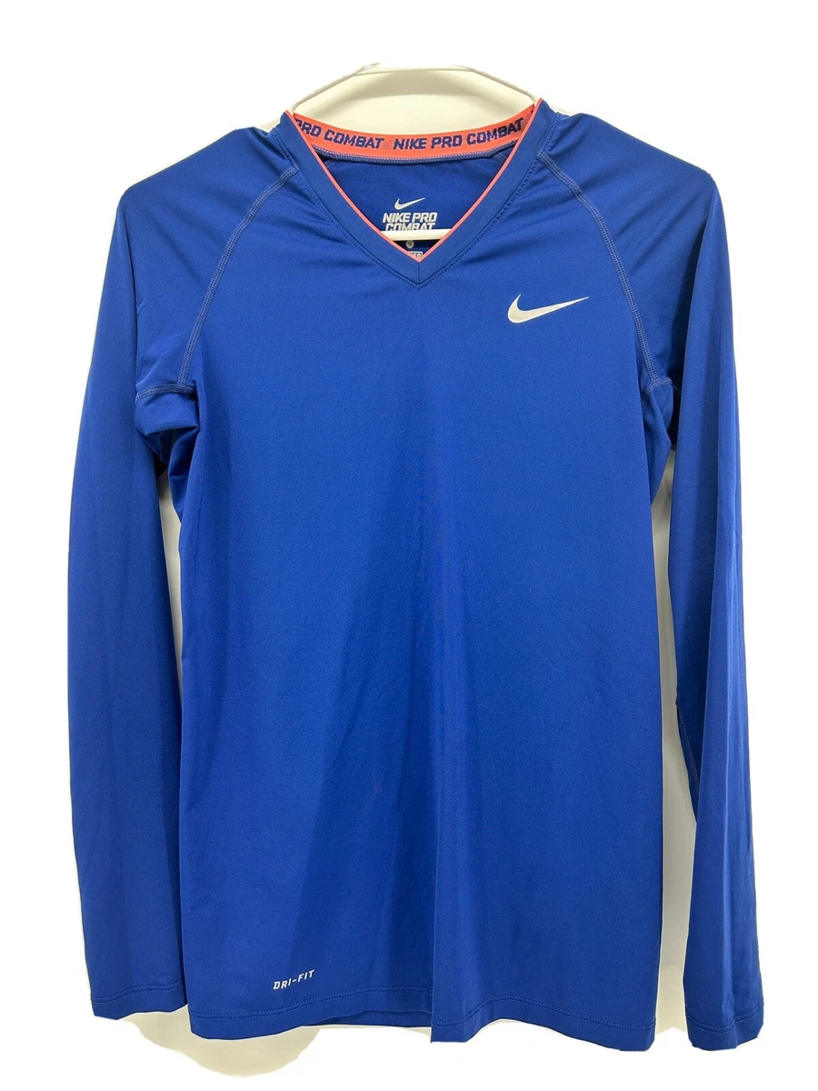 Nike pro combat dri fit best sale fitted shirt