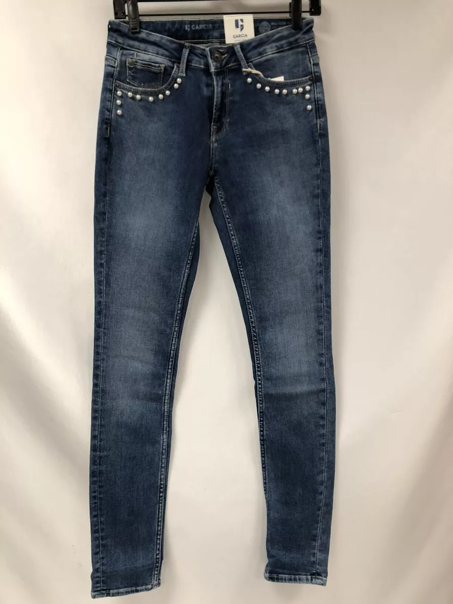 Jeans Woman Garcia Ref J90319 91 Cotton Size w26L30 Blue Color