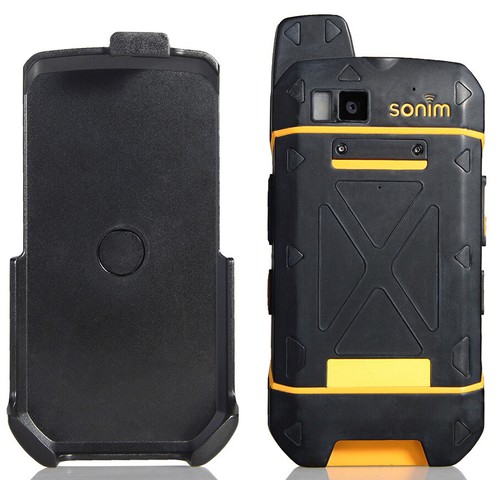BLACK BELT CLIP HOLSTER CASE STAND FOR SONIM XP7 PHONE (XP7700) - Photo 2 sur 6