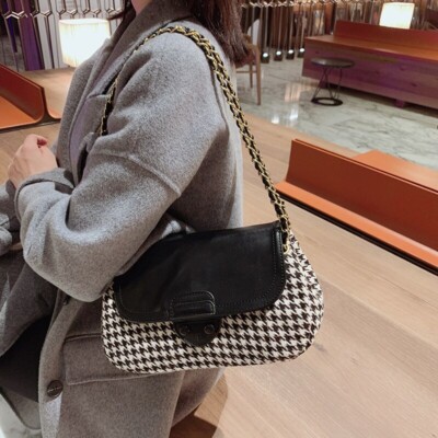 Designer  Leather Chain Shoulder Tote Ladies Small Crossbody Handbags Woman