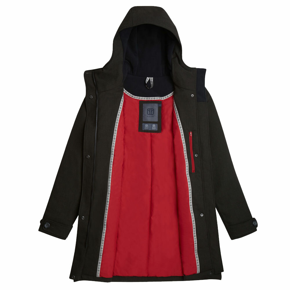 Elkline Cappotto Invernale Donna Schnieke W, Impermeabile E Antivento, Con Cappuccio E Fodera In Pile - 3