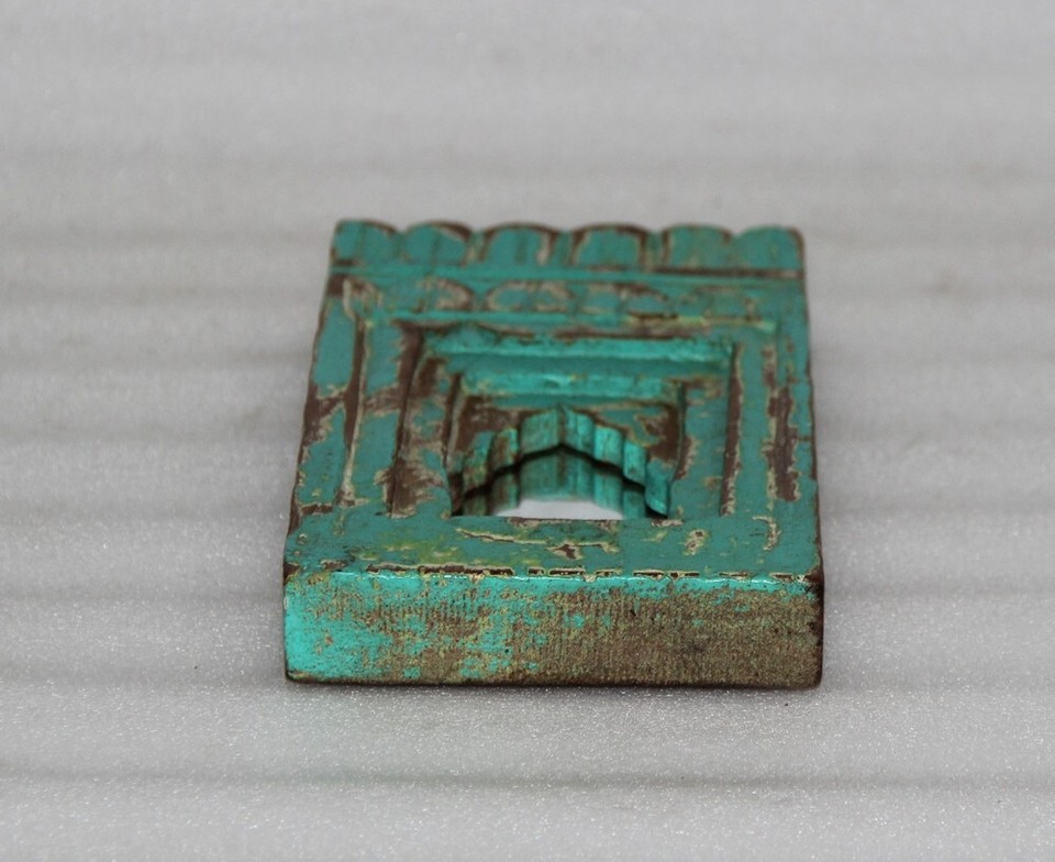 Vintage Wooden Wall Décor Mirror Frame Original Old Hand Carved eBay