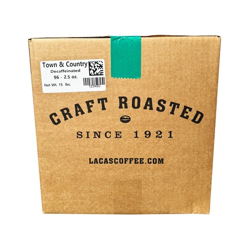Café molido descafeinado Lacas Co Town and Country (mezcla de desayuno), 96/2,5 oz - Imagen 2 de 7