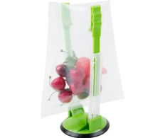 Ziplock Bag Holder Adjustable Stand Plastic Baggie Rack Filler Meal Prep NIP NEW