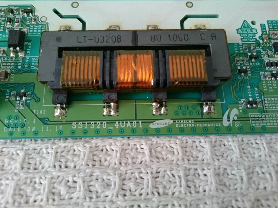 iNVERTER BOARD SSI320_4UH01 REV 0.3 FOR SAMSUNG LE32C450E1W LCD TV - Image 2 of 3