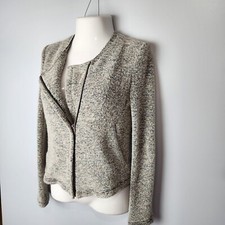IRO Womens Neutral Boucle Tenny Jacket 40 US Small