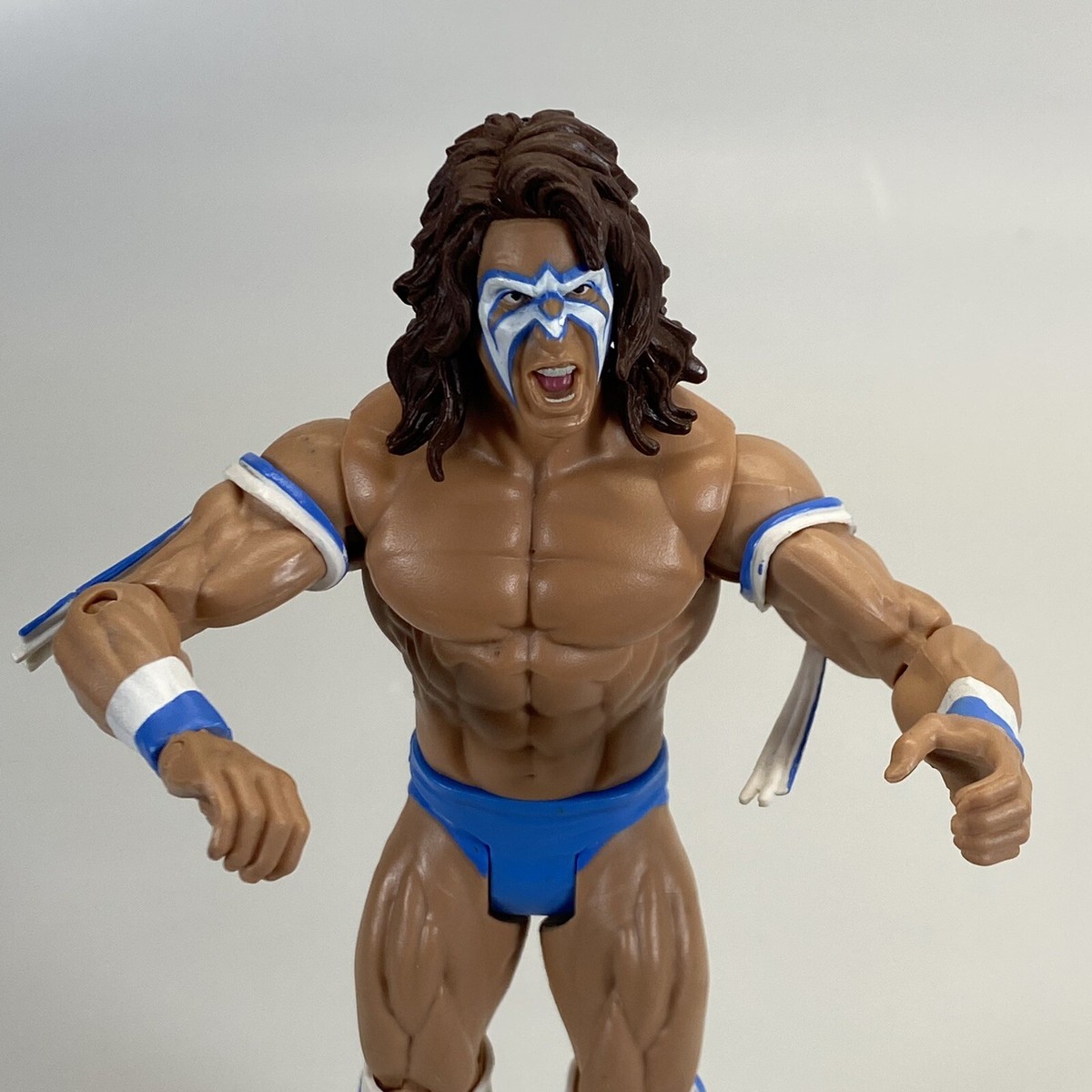 WWE フィギュアアルティメットウォーリアーフィギュア Ultimate Warrior WWE WWF Wrestlemania 4 iv Heritage Series 19