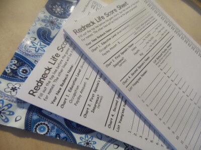 Redneck Life Board Game Score Sheet Pads, 2 Pads/40 Sheets per Pad, Replacement