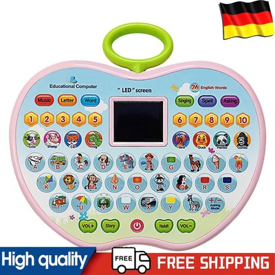 Kids Learning Tablet Toy Inteligence Toddlers Laptop Pad Toy Alphabet Words 2-6Y