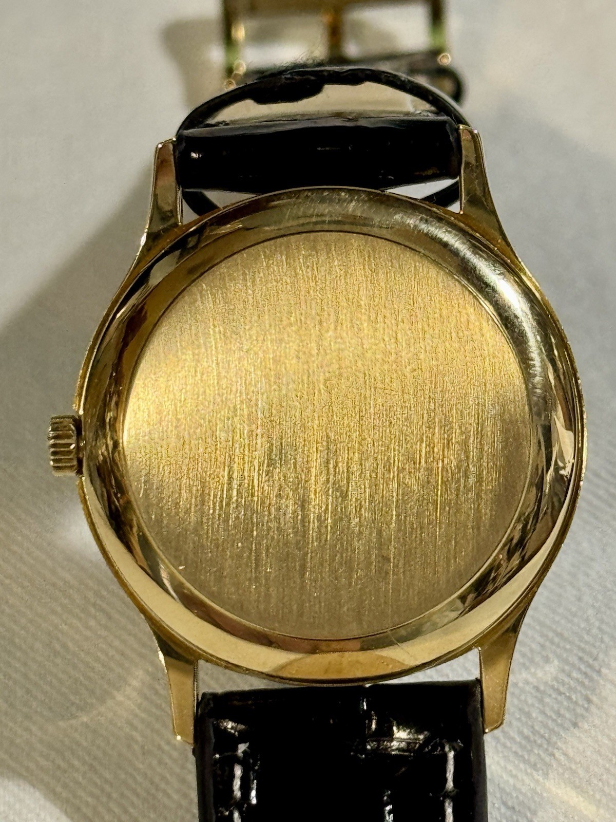 NOS Omega De Ville 18K SOLID Gold Caliber 1002 Automatic Vintage RARELY WORN! image 5