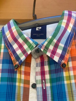Pierre Cardin Herren Oberhemd Kurzarm Freizeithemd Modern Fit Gr L Futurflex