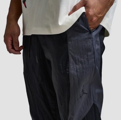 Jordan Sport Jam Warm Up Pants Men's Size L-Tall Black Dark Shadow FN5850-010 - Picture 3 of 10